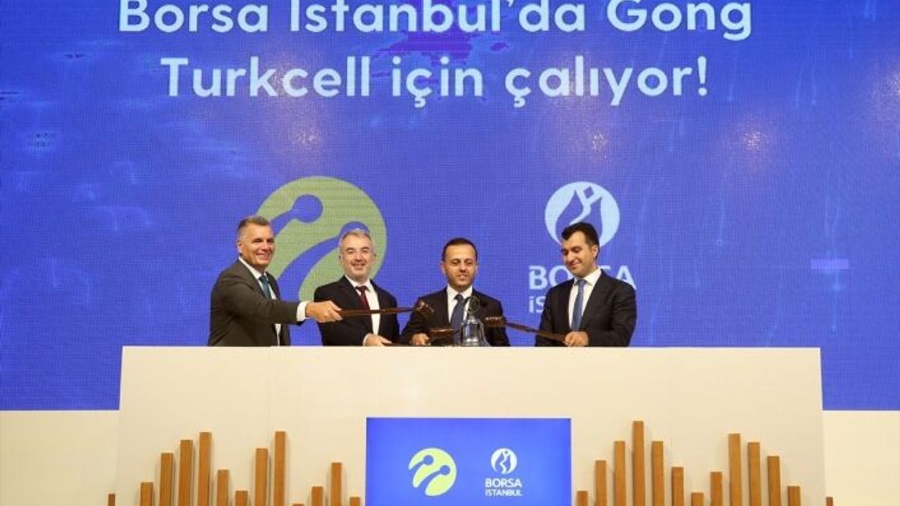 Borsa İstanbul'da gong “Turkcell“ için çaldı