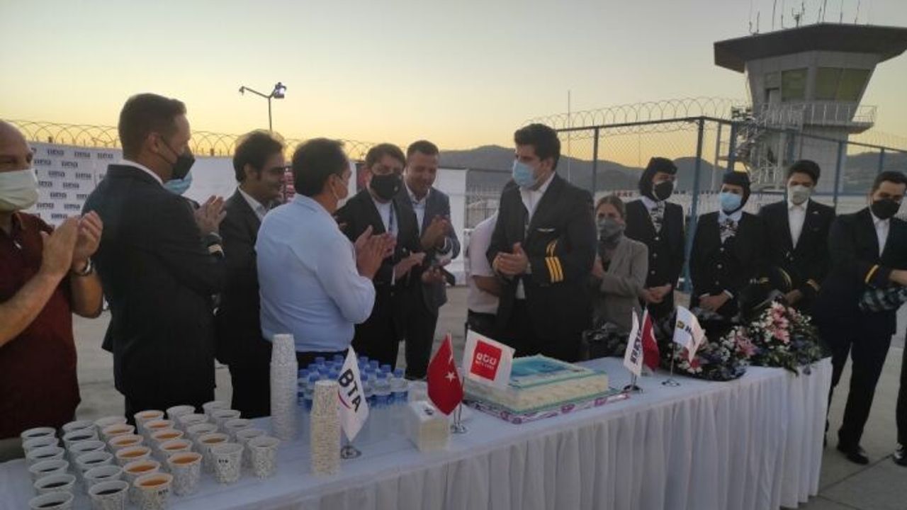 Gazipaşa-Alanya Havalimanı'na, Kish Air’denn ilk sefer