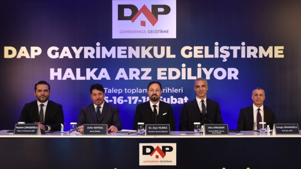 DAP Gayrimenkul Geliştirme halka açılıyor
