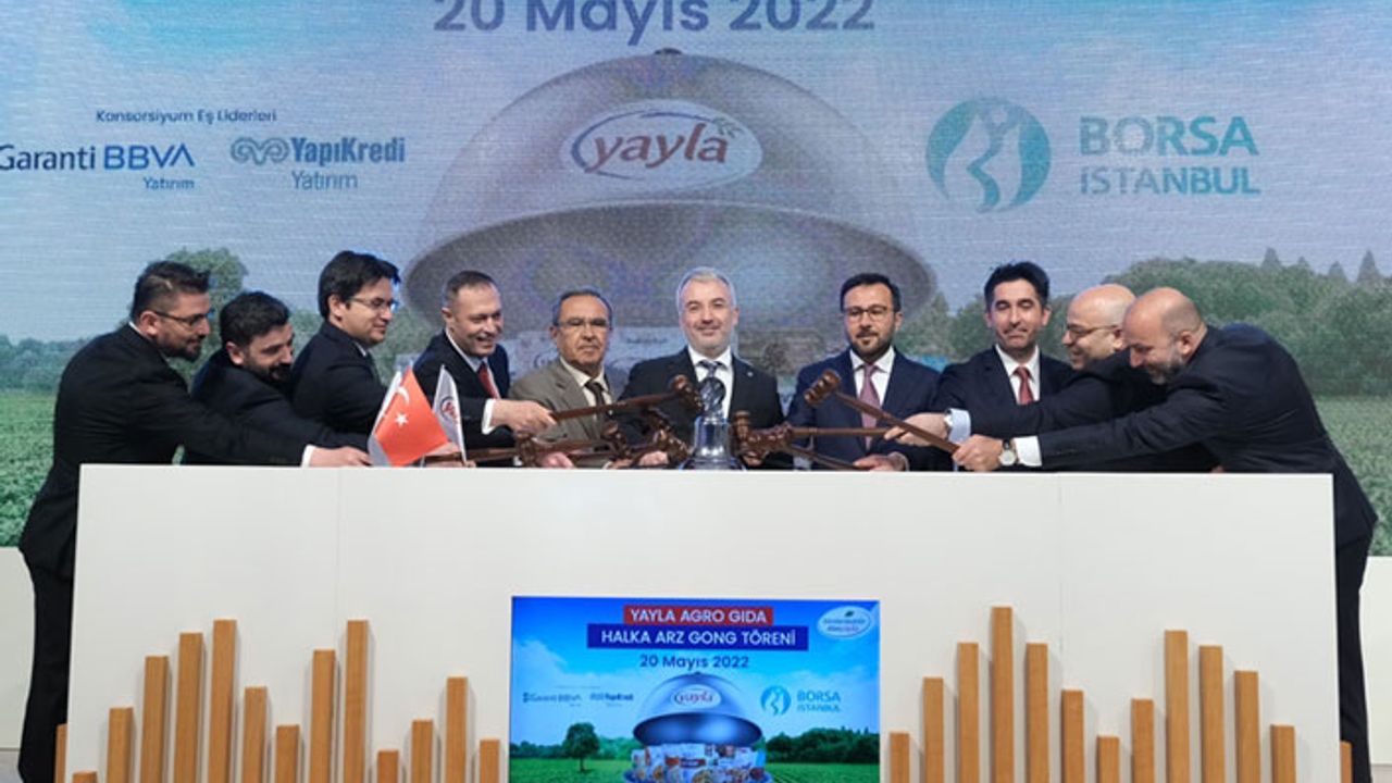 Borsa İstanbul'da gong Yayla Agro Gıda için çaldı