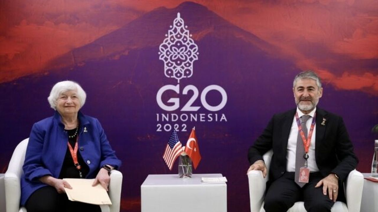 Hazine ve Maliye Bakanı Nebati, ABD Hazine Bakanı Yellen ile görüştü