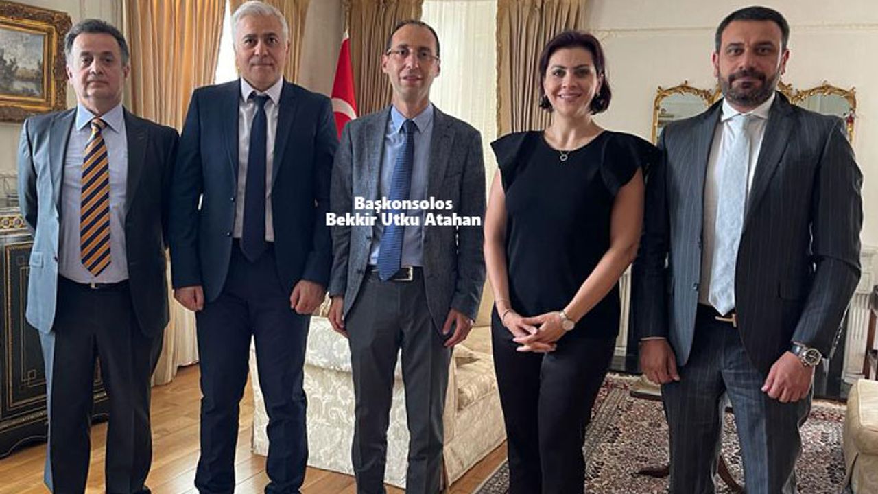 Türkiye’nin Londra Başkonsolosu Atahan, ATMB Yönetimi ile bir araya geldi