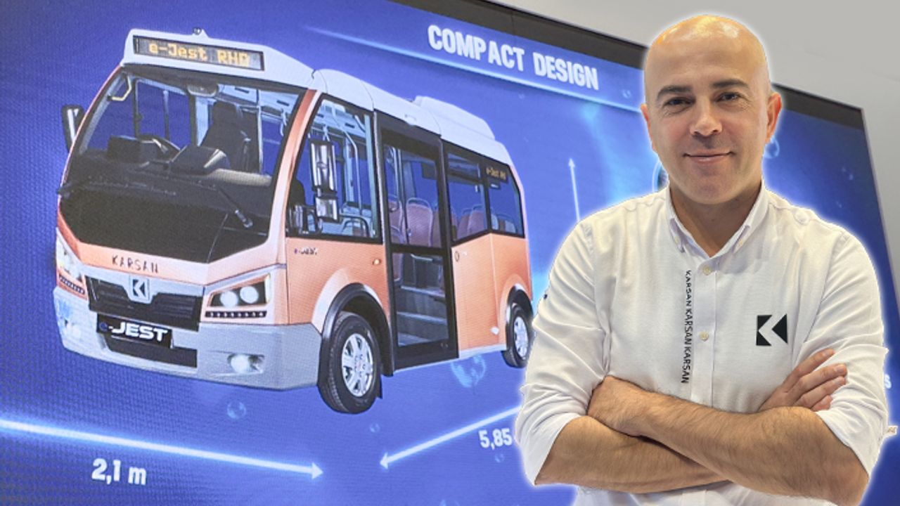 Karsan'ın elektrikli ve sağdan direksiyonlu e-JEST'i İngiltere yollarına çıkıyor