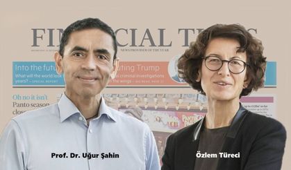 Financial Times'ın "Yılın Kişisi Ödülü" Uğur Şahin ve Özlem Türeci'nin