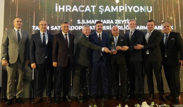 Marmarabirlik İhracat Şampiyonluğu Ödülünün Sahibi Oldu