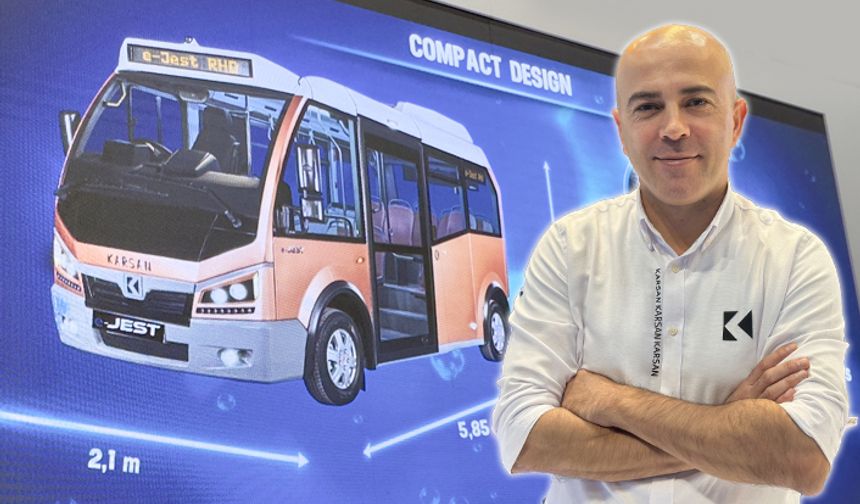 Karsan'ın elektrikli ve sağdan direksiyonlu e-JEST'i İngiltere yollarına çıkıyor