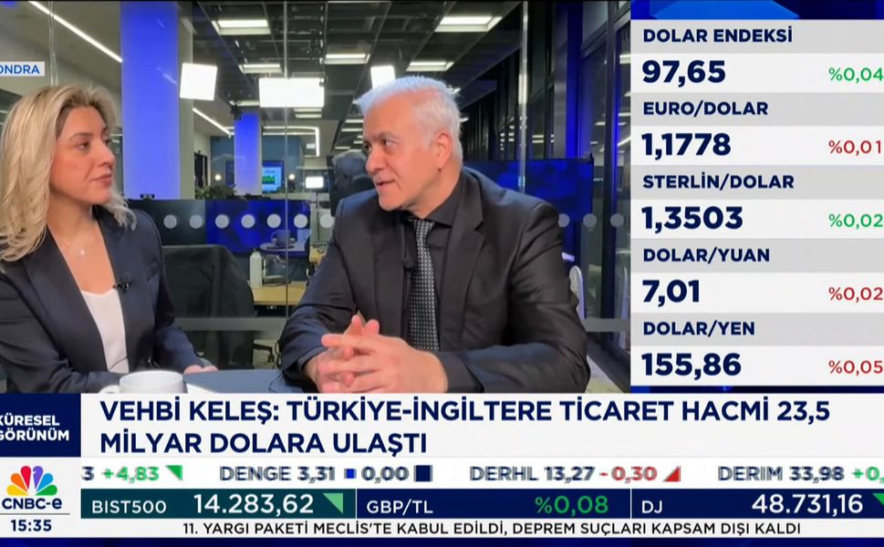 ATMB Başkanı Vehbi Keleş CNBC-e’ye konuştu: Londra, küresel açılım için kapı
